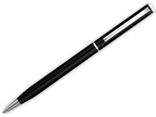 PENMATE DUGOPIS METALOWY SLIM CZARNY MATOWY [opakowanie=100szt]
