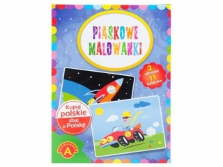PIASKOWE MALOWANKI-AUTO/RAKIETA