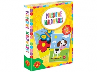 PIASKOWE MALOWANKI-PIES/MOTYL