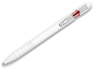 PENMATE DUGOPIS METALOWY WHITE TOUCH CZERWONY W OPAKOWANIU 50 SZT. [opakowanie=50szt]