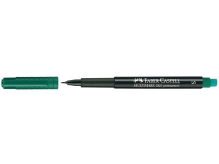 MULTIMARK OHP PERMANENTNY S ZIELONY FABER-CASTELL [opakowanie=10szt]