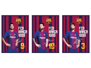 Zeszyt MO A5 16k trzy linie FC Barcelona Barca Fan 6 [opakowanie=20szt]