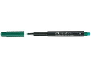 MULTIMARK OHP PERMANENTNY M ZIELONY FABER-CASTELL [opakowanie=10szt]