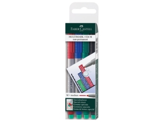 MULTIMARK OHP NIEPERMANENTNY M ETUI 4 SZ T. FABER-CASTELL [opakowanie=5szt]