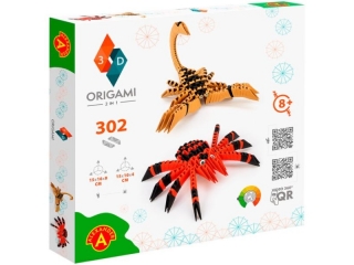 Origami 3D - 2 w 1 PAJK, SKORPION