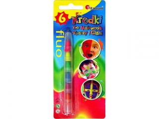 KREDKI DO TWARZY 6KOL.FLUO