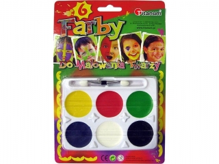 FARBY DO MAL.TWARZY 6KOL.