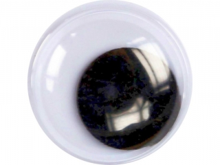 Oczy bez kleju czarne 10mm bez rzs 30szt.