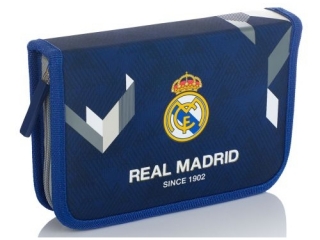 Piórnik pojedynczy z wyposa¿eniem, 2 klapki, 1W2 RM-181 Real Madrid Color 5