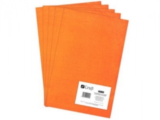 FILC POLIESTROWY A4, 5 SZT. ORANGE