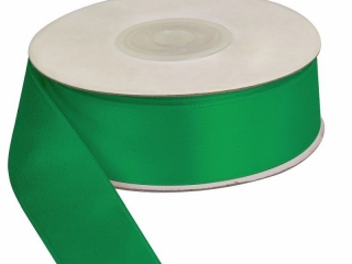 Wstka satynowa 25mm/25m zielona