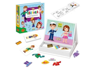 PUZZLE MAGNETYCZNE, UKŁADANKA - UBRANKA