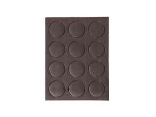 NAKLEJANE DYSKI MAGNETYCZNE - 1, 27 CM, 12 SZT [opakowanie=6szt]