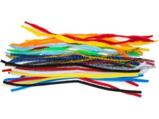 Druciki kreatywne mix długość: 30cm ilość: 30 szt wzór: standard, metalik, faliste kolor: mix