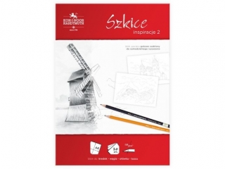 BLOK INSPIRACJE2 - SZKICE A4, 20 ARK., 110 G [opakowanie=5sz
