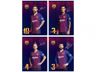 Zeszyt MO A5 32k linia FCB Barca Fan 7 [opakowanie= 10szt]