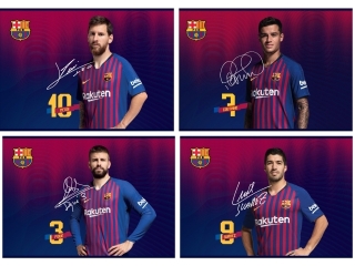 Blok rysunkowy A4 20 arkuszy FC Barcelona Barca Fan 7 [opakowanie=10szt] ASPROM