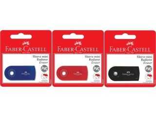 GUMKA SLEEVE MINI MIX KOL. 1 SZT. BLISTE R FABER-CASTELL [opakowanie=5szt]