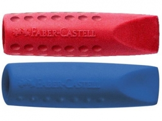 GUMKA GRIP 2001 NAKADKA MIX KOL. 2 SZT. W ETUI FABER-CASTELL [opakowanie=24szt]