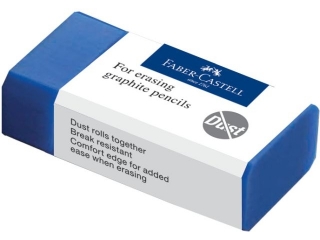 GUMKA DUST FREE NIEBIESKA FABER-CASTELL [opakowanie=24szt]