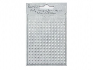 PERY SAMOPRZYLEPNE 3 MM, 195 SZT. OFF WHITE [opakowanie=5szt]