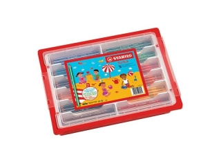 Kredka drewniana STABILO Trio gruba school pack 96 szt.