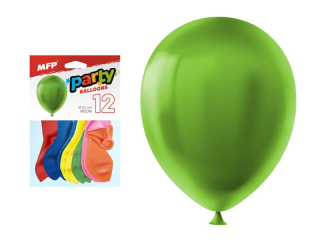 Balon dmuchany M neon 12 szt worek 23 cm mix