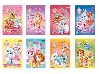 NOTES z poddrukiem A7/30k. PRINCESS PALACE PETS [opakowanie=