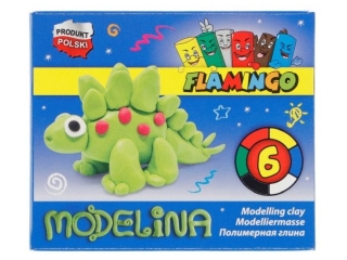 MODELINA FLAMINGO  6KOL. [opakowanie=5szt]
