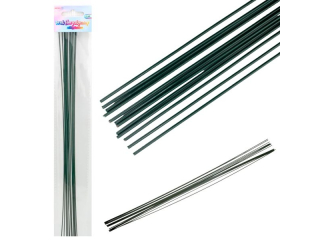 Drut na �odygi kwiatowe rozmiar: 1, 5 mm x 45 cm ilo�� w opakowaniu: 12 szt