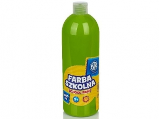 Farba szkolna, naturalna tempera, Astra 1000 ml - limonkowa (2.04 proc.) ASPROM
