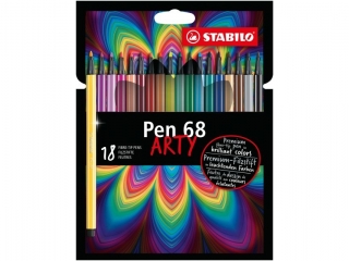 STABILO Pen 68 etui 18 szt. ARTY 6818-1-20