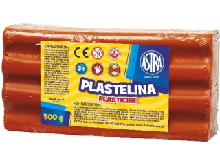Plastelina Astra 500g czerwona (18.45 proc.) ASPROM