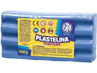 Plastelina Astra 500g niebieska (18.45 proc.) ASPROM