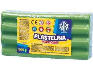 Plastelina Astra 500g zielona jasna (18.45 proc.) ASPROM