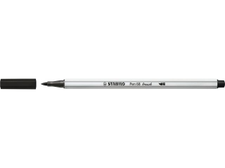 STABILO Pen 68 brush czarny 568/46 (opakowanie=10szt)
