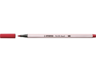 STABILO Pen 68 brush ciemnoczerwony 568/50 (opakowanie=10szt)