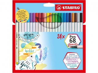 STABILO Pen 68 brush etui 24 szt. 568/24-211