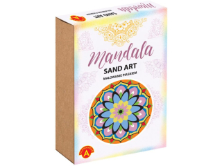 SAND ART / MALOWANIE PIASKIEM ? MANDALA 1 (3245)