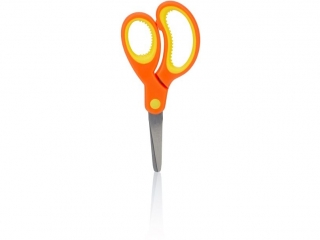 Noyczki szkolne 13 cm z ergonomicznym uchwytem i podziak ASTRA - 24 szt. display (5%)