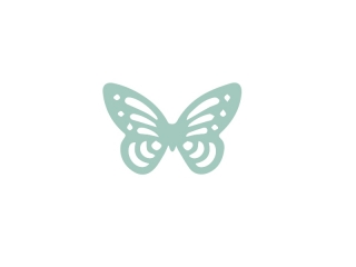 DZIURKACZ OZDOBNY AŻUROWY 3, 7 CM MOTYL