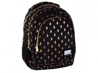 Plecak szkolny HEAD GOLDEN EFFECT GOLDEN KITTY, AB330 [opakowanie=6szt]