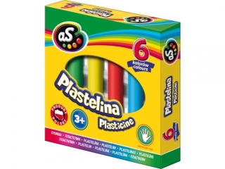 Plastelina AS 6 kolorw ASPROM