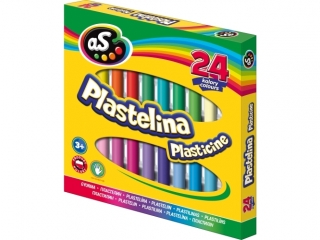 Plastelina AS 24 kolory (18.45 proc.) ASPROM