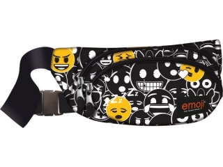Saszetka na pasek , , nerka WB2 EMOJI BLACK [opakowanie=48sz
