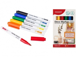 Markery akrylowe Deco Marker 463 XF 6 kol. Basic MonAmi (2080001507)