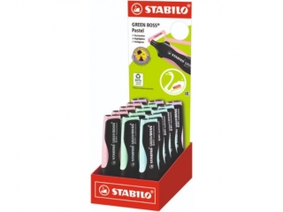 STABILO GREEN BOSS Pastel display 15 szt. 6070/15-2