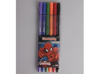 CIENKOPISY 6 kol. SPIDER MAN