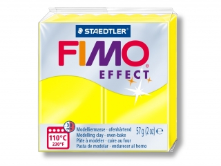 Kostka FIMO effect 57g, neon ty, masa termoutwardzalna, Staedtler