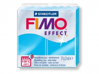 Kostka FIMO effect 57g, neon niebieski, masa termoutwardzalna, Staedtler